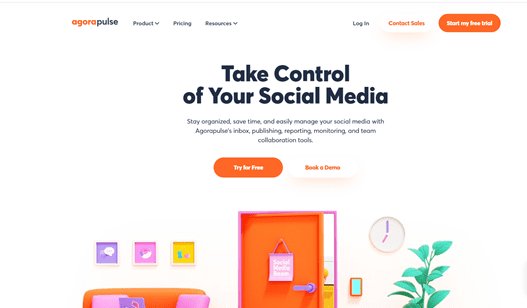 Agorapulse Instagram scheduling tool