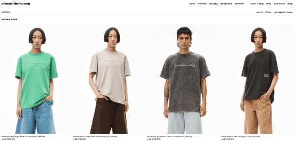 Alexander Wang canada website