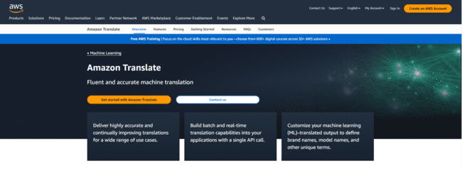 Amazon translate