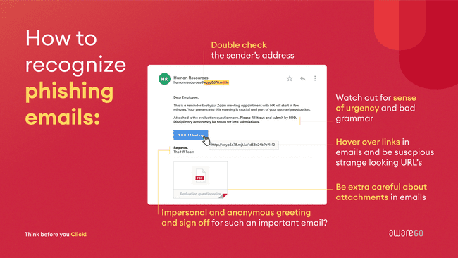 how to recognize phishing emails