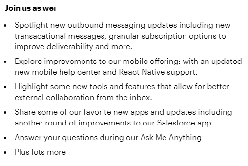 Intercom webinar key takeaway