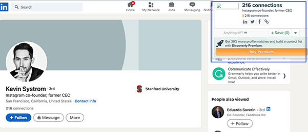 discoverly active on linkedin