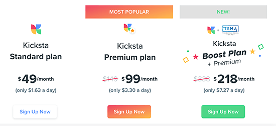 Kicksta pricing plans