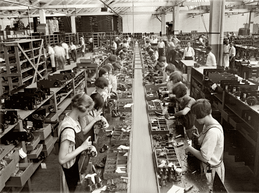 mass production era in the history of marketing