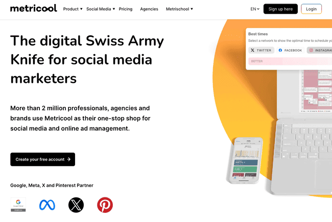Metricool Gramhir alternative for social media marketers