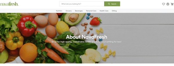 Navafresh website