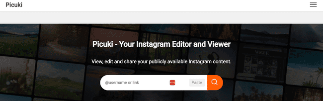Picuki instagram editor and viewer