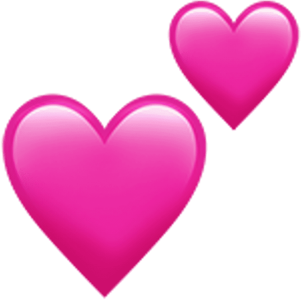 pink heart emoji