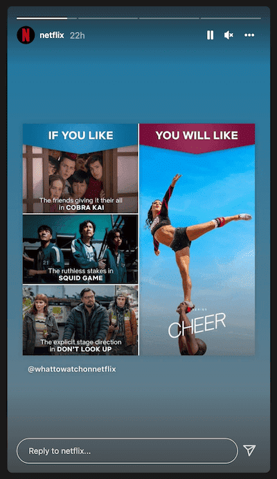 share recommendations on Instagram story