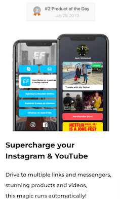 Shorby link in bio tool for Instagram