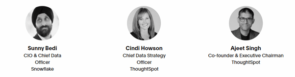ThoughtSpot webinar speakers page