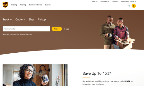 ups website