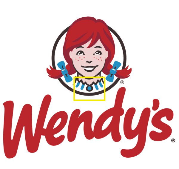 wendy's logo with mom written in it