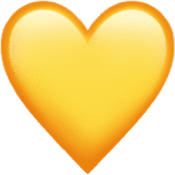 Yellow heart emoji